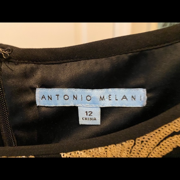 Black and gold sequin dress - Picture 4 of 4